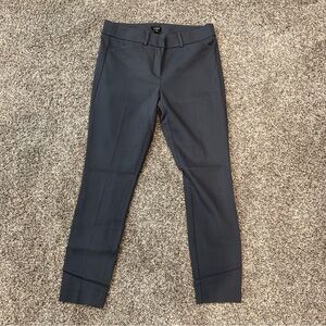 Ann Taylor Loft Marisa Skinny Ankle Trousers Blue Size 6